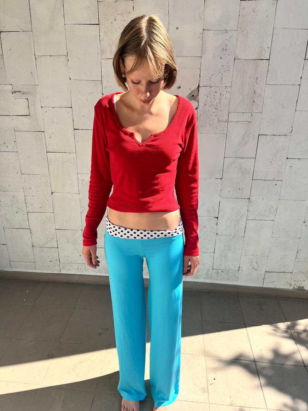 Baby blue pants