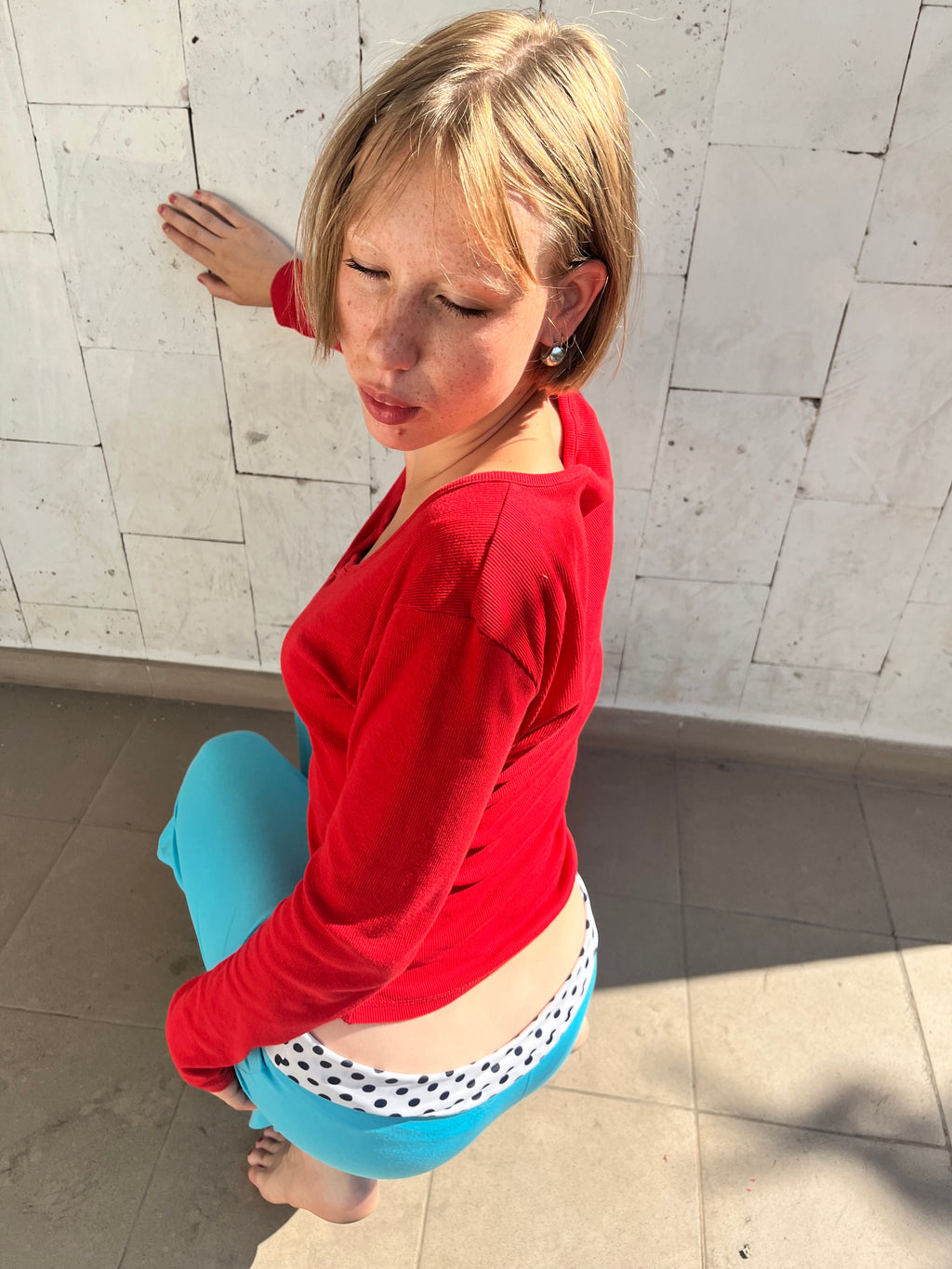 Baby blue pants