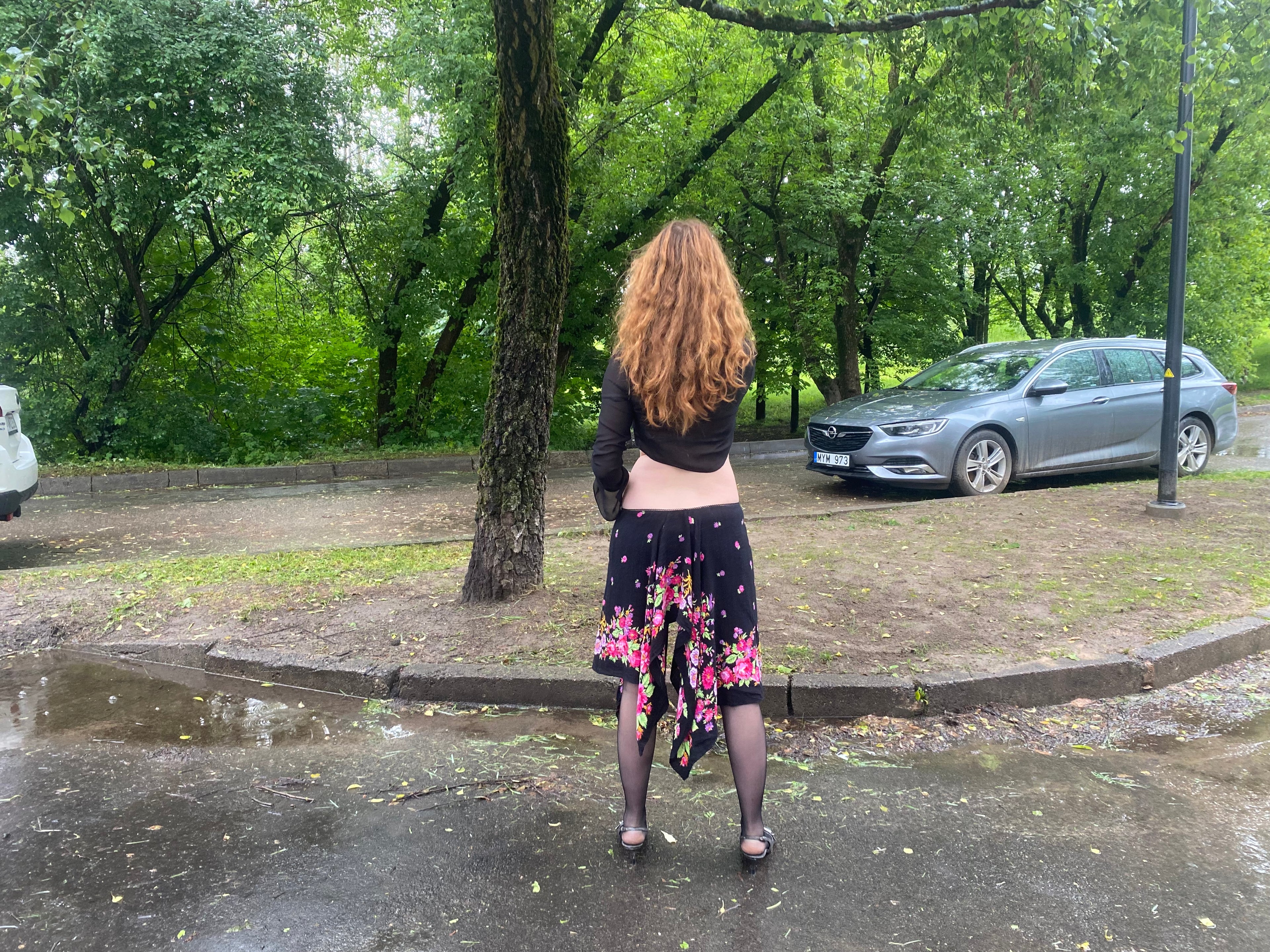 Asymetrical skirt
