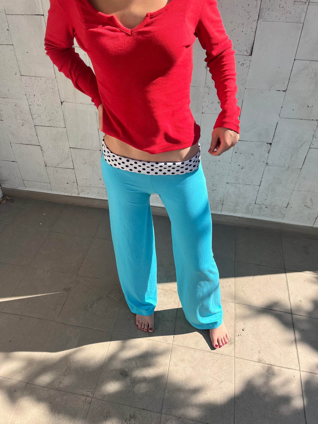 Baby blue pants